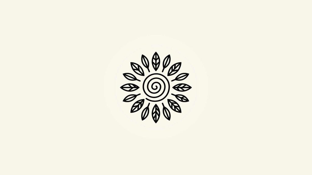 This is the Natural Secret Logo. Reconnection with nature.